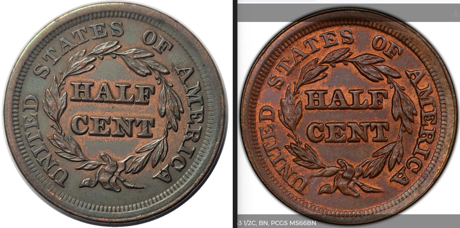 1853-1/2c-Braided-Hair-Half-Cent---Maybe-Fake?